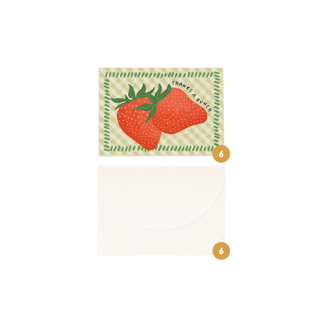 'Thanks a Bunch' Boxed Card Set (6pk) - Le Petit Plaisir