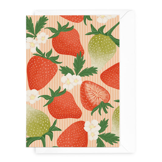 ‘Fraise’ Strawberry Notecard