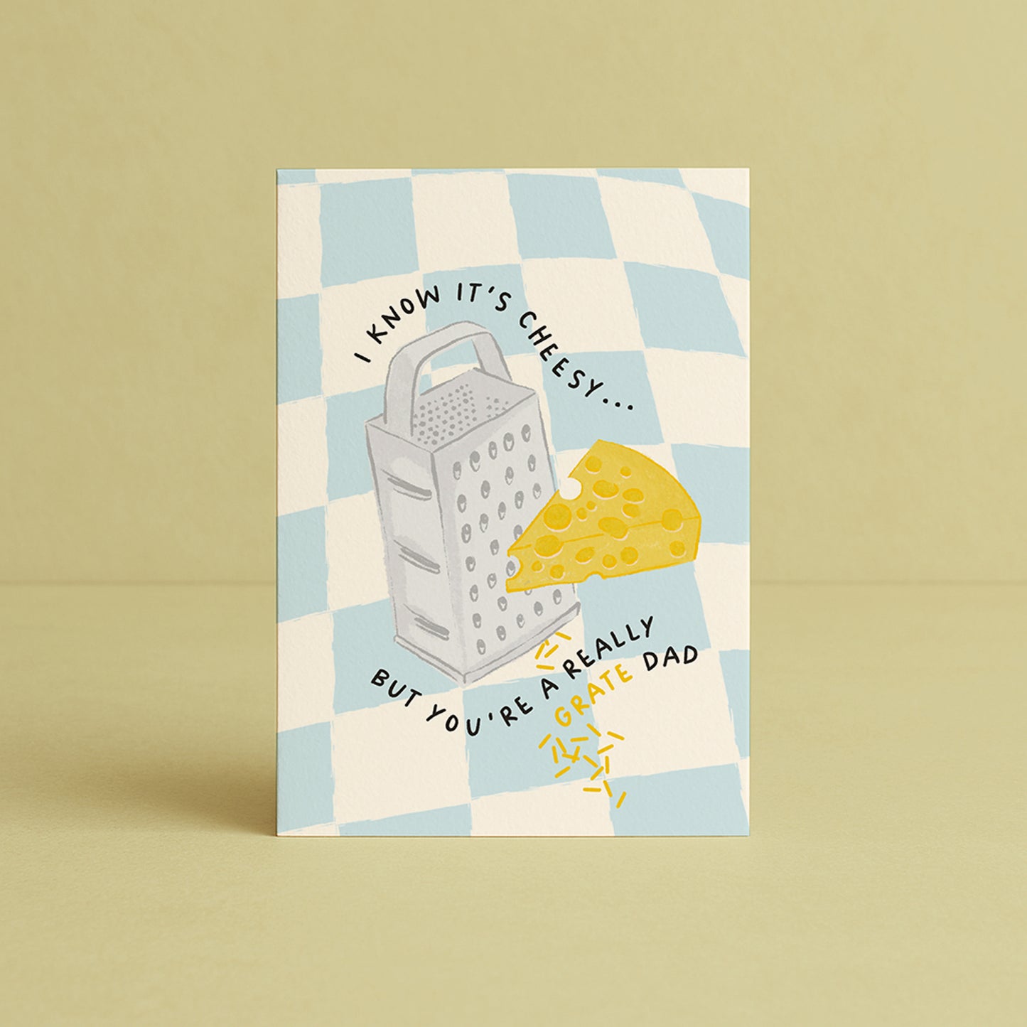 'Grate Dad' Cheesy Father's Day Card
