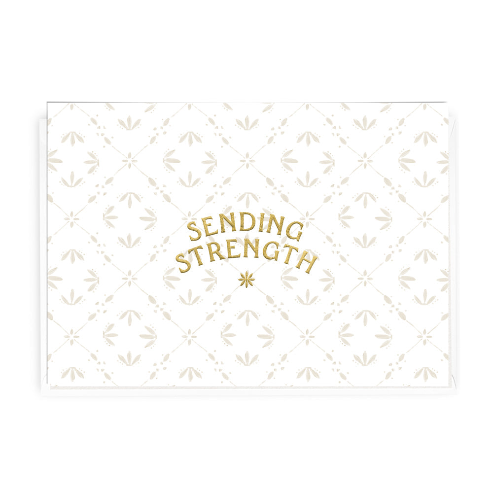 'Sending Strength' Amalfi Tile Greeting Card