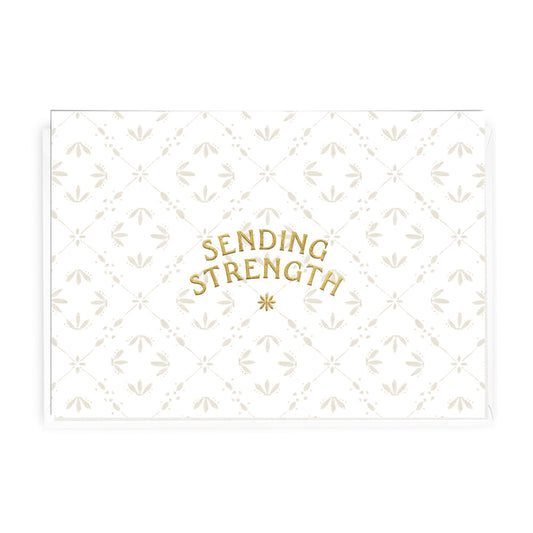 'Sending Strength' Amalfi Tile Greeting Card