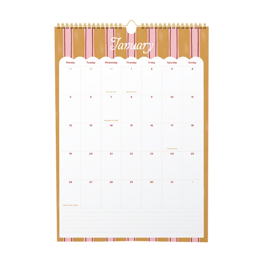 2026 Wall Calendar 'Taste of Tuscany'