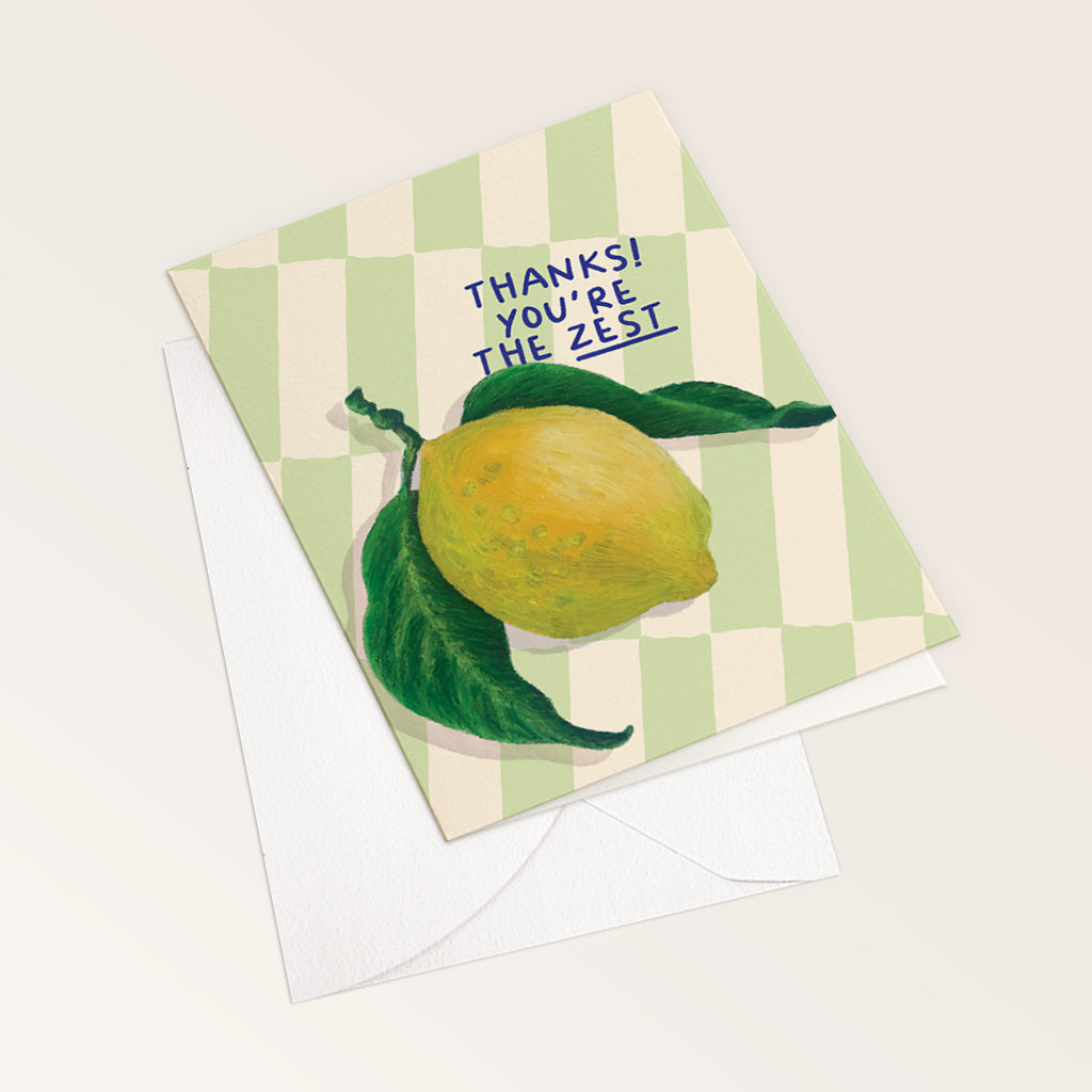 'Thanks, You're the Zest!' Card