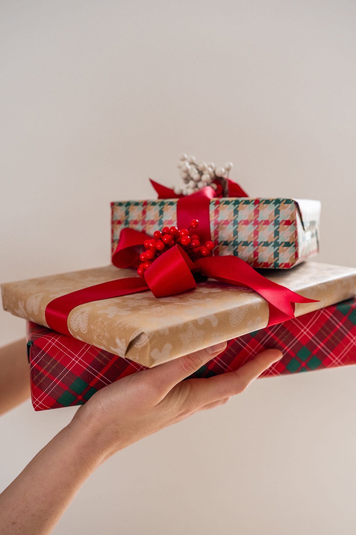 'Christmas Biscuits' Kraft Wrapping Paper Roll