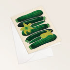 'Zucchini Season' Blank Note Card