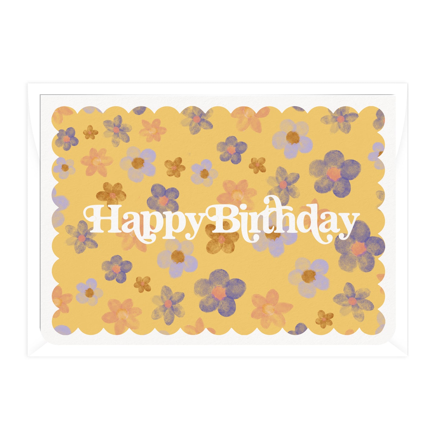 'Happy Birthday' Blossoms Greeting Card