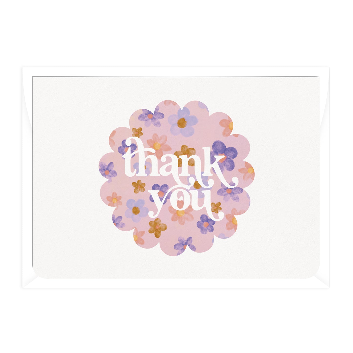 'Thank You' Blossoms Greeting Card