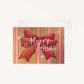 Gold-Foiled Christmas Card - Bow