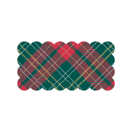 'Blank' Traditional Tartan Gift Tag