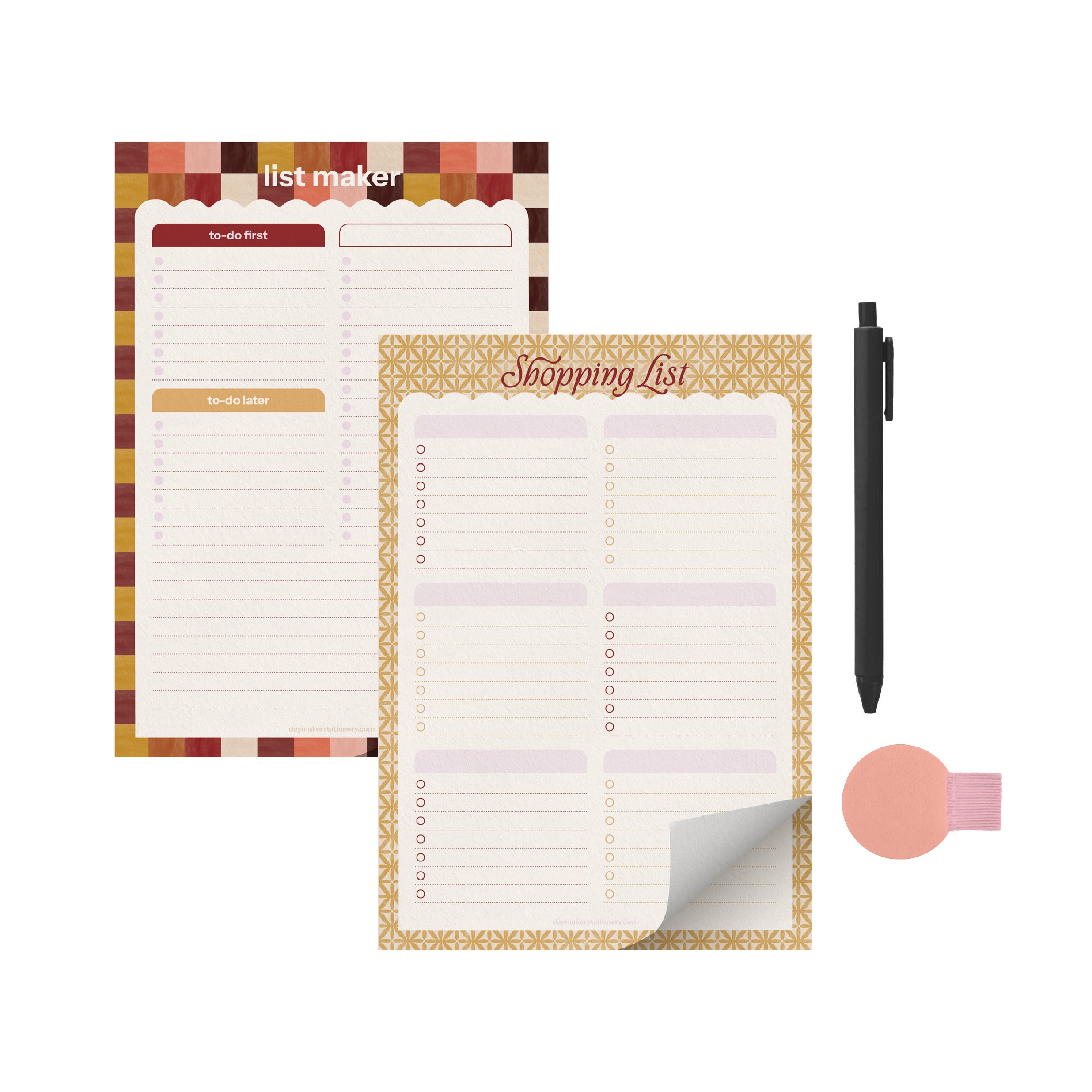 'Lists, List & More Lists...' Notepad Bundle