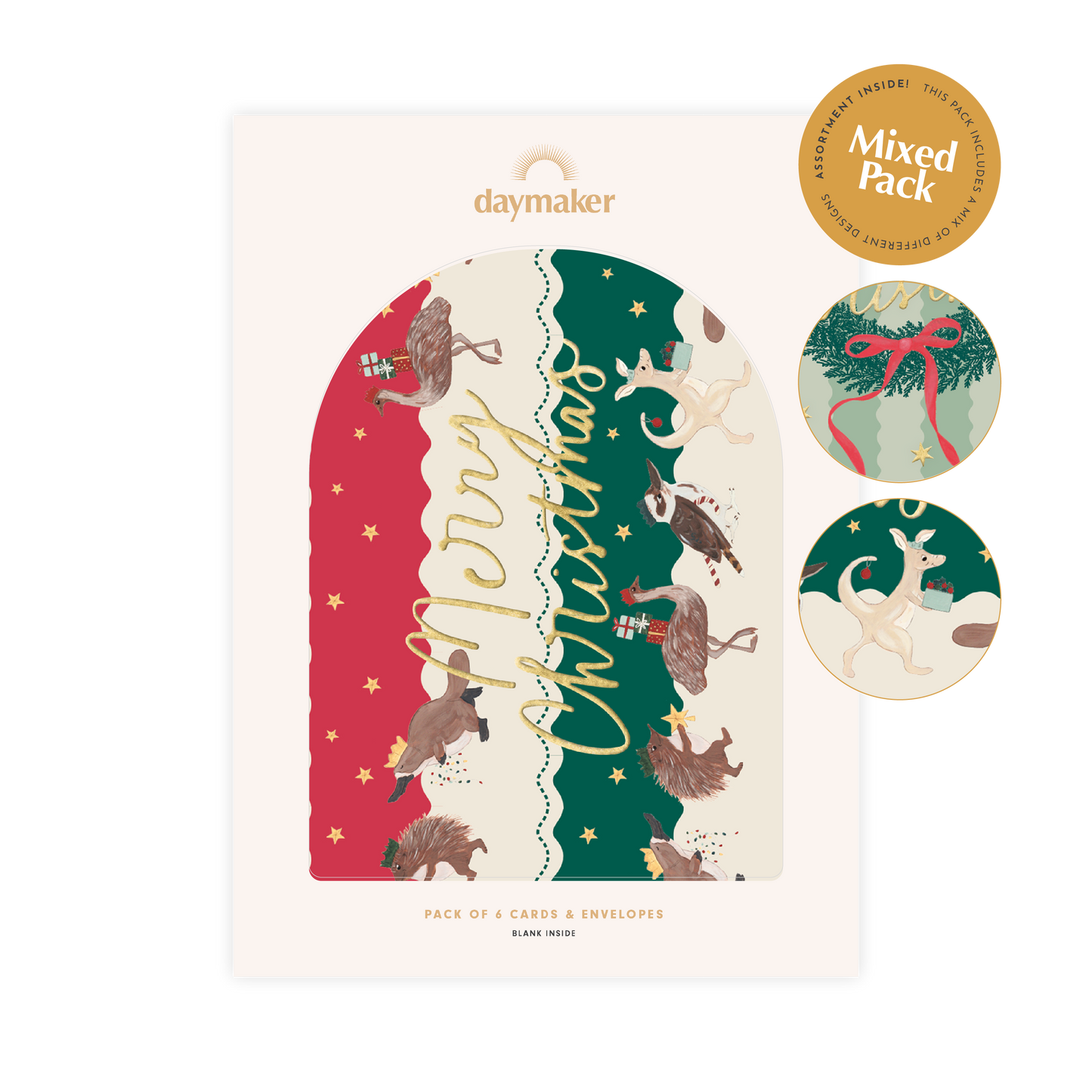 'Christmas Together' Mixed Card Pack (6pk)