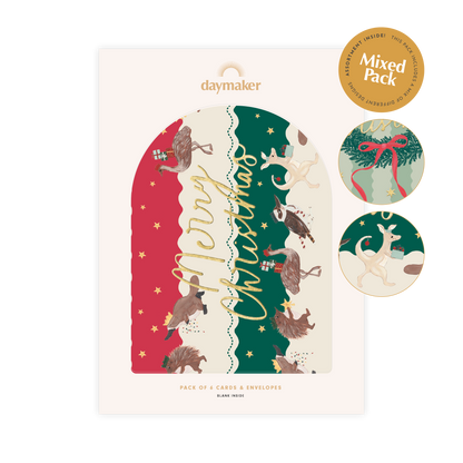 'Christmas Together' Mixed Card Pack (6pk)