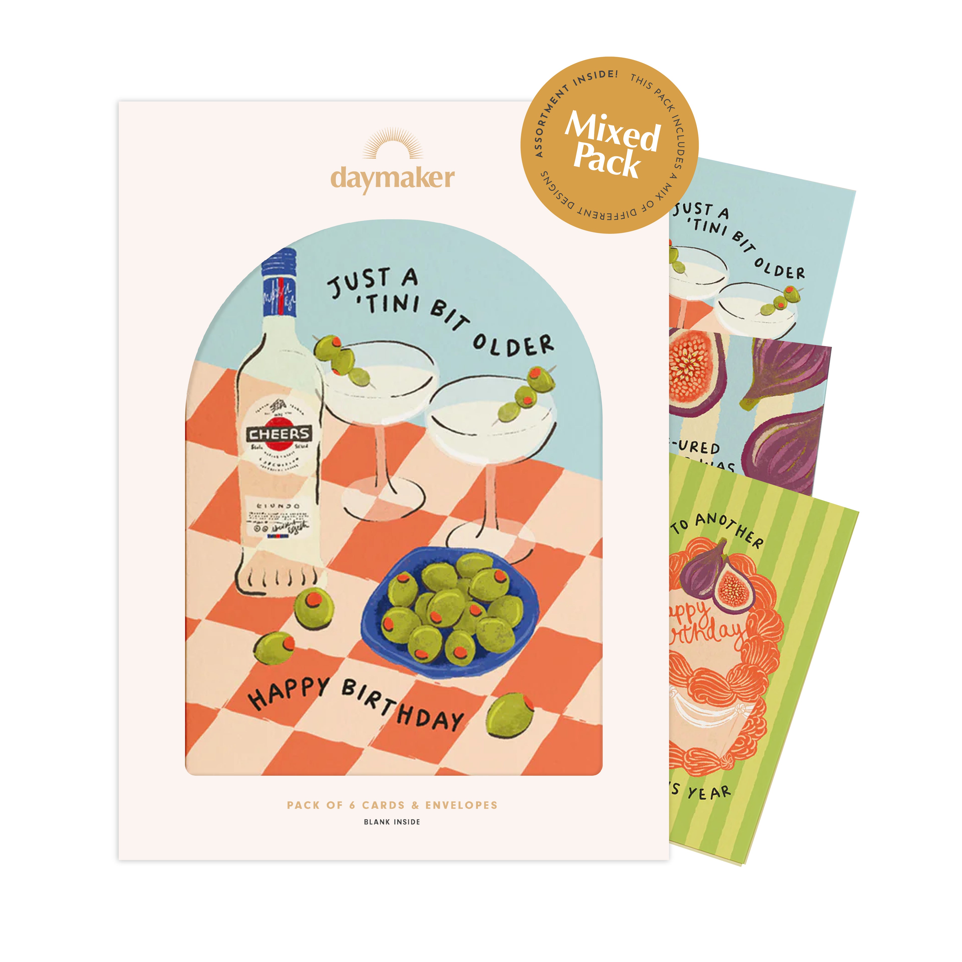 Mixed Occasions Boxed Card Set (6pk) - Delicious Celebrations