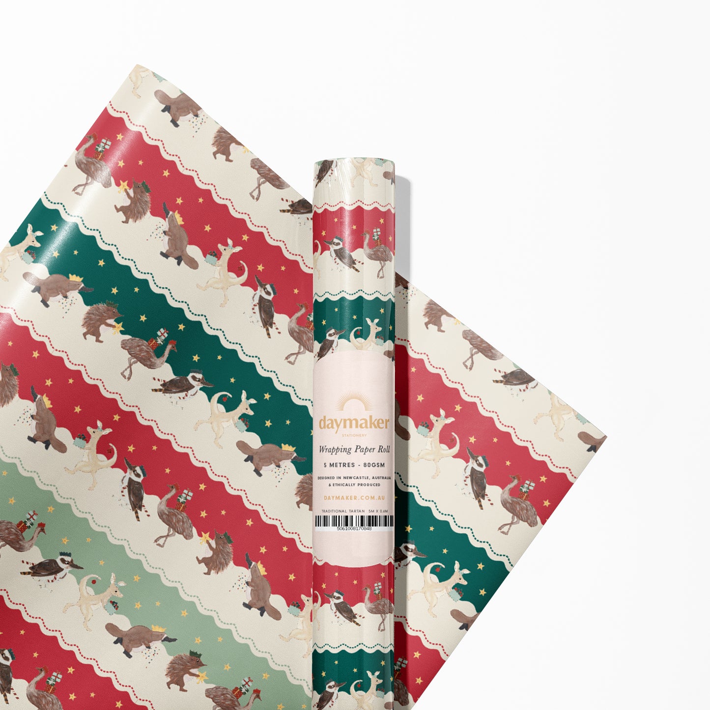 'Aussie Bush Christmas Party' Wrapping Paper Roll