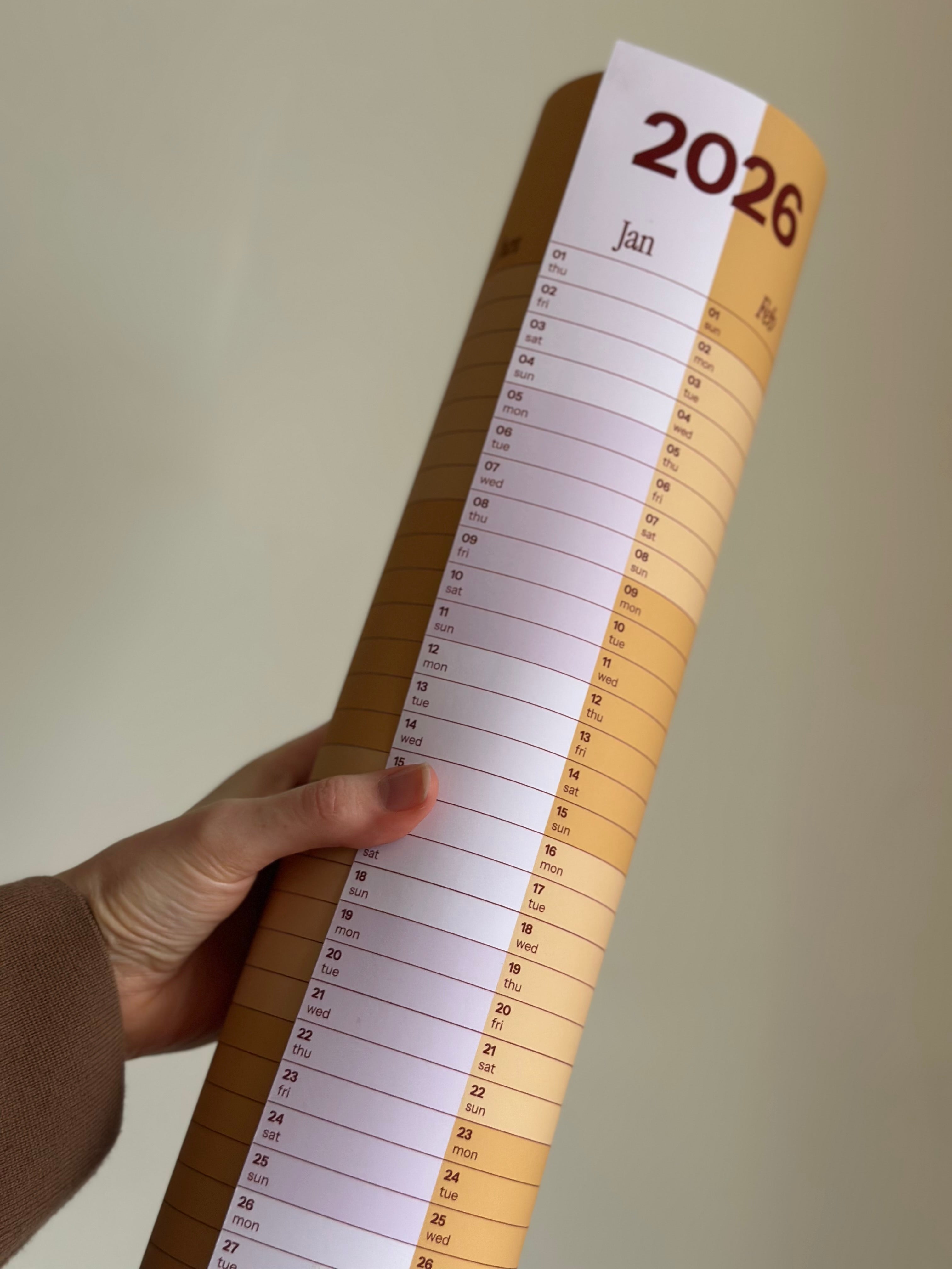 2026 Year Planner 'Lilac & Ochre'