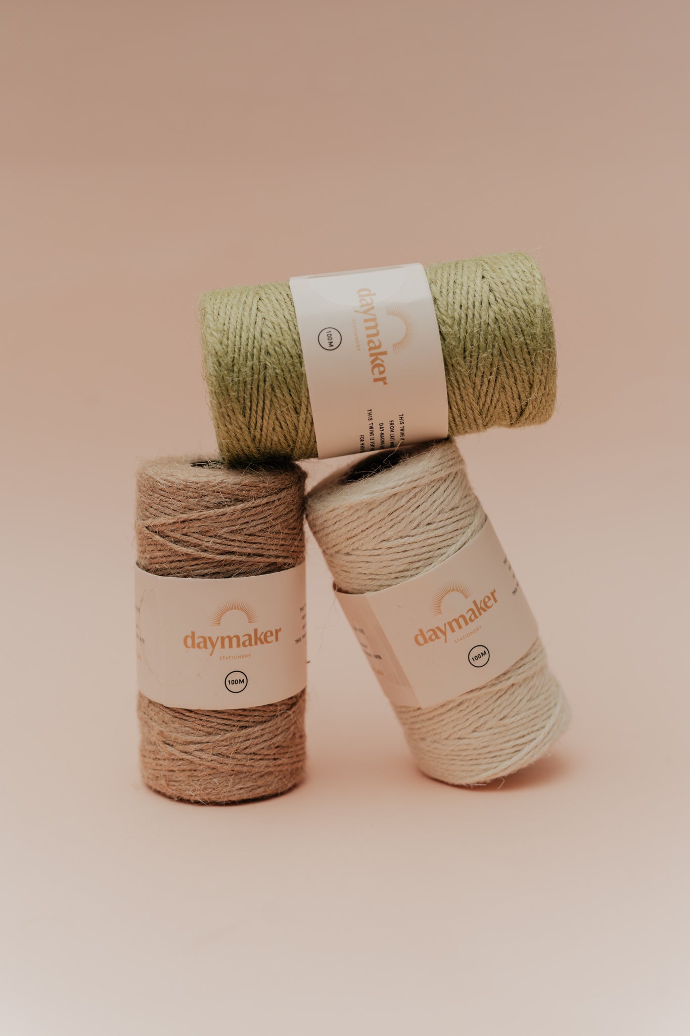 'White' Biodegradable Jute Twine (100m)