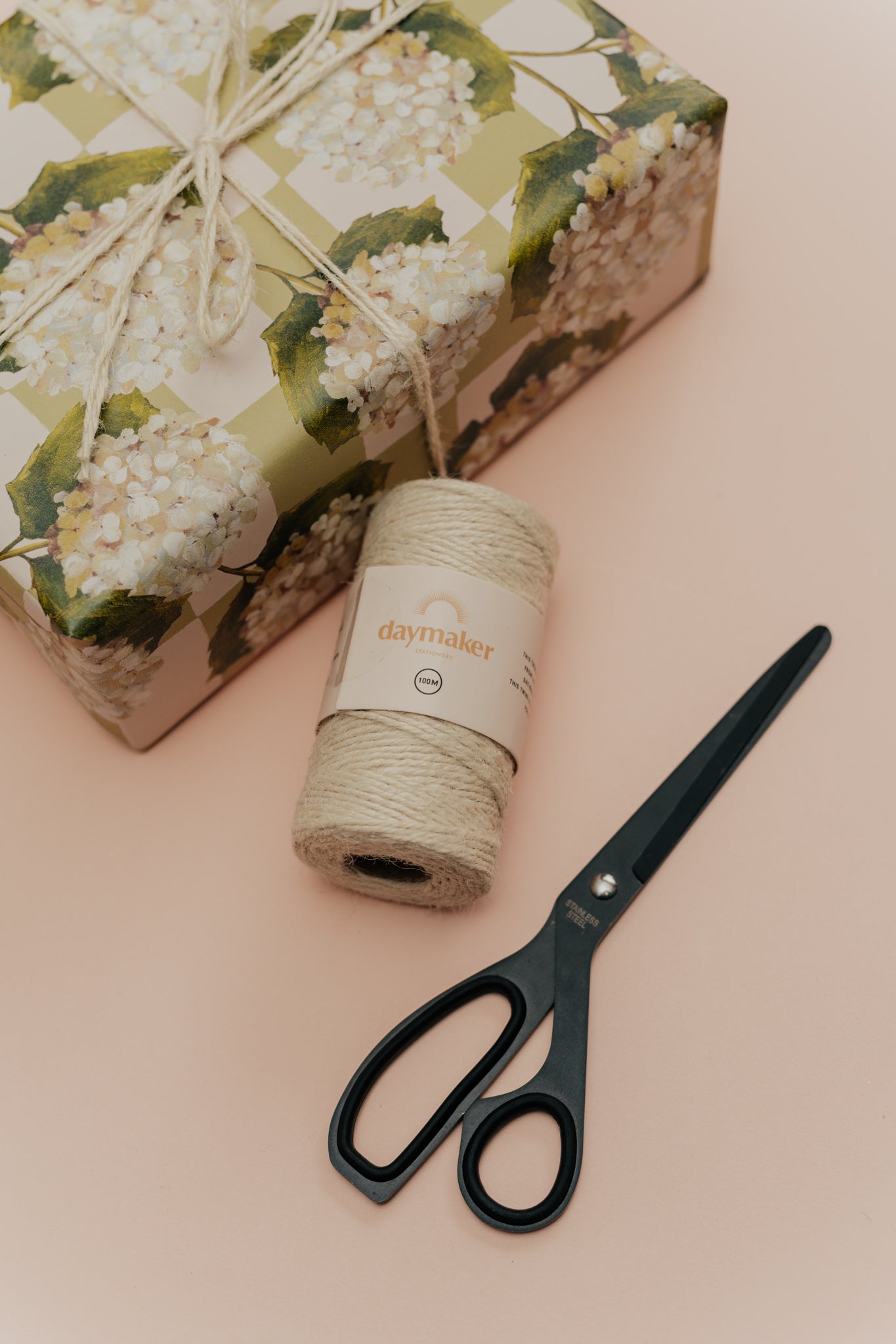 'White' Biodegradable Jute Twine (100m)