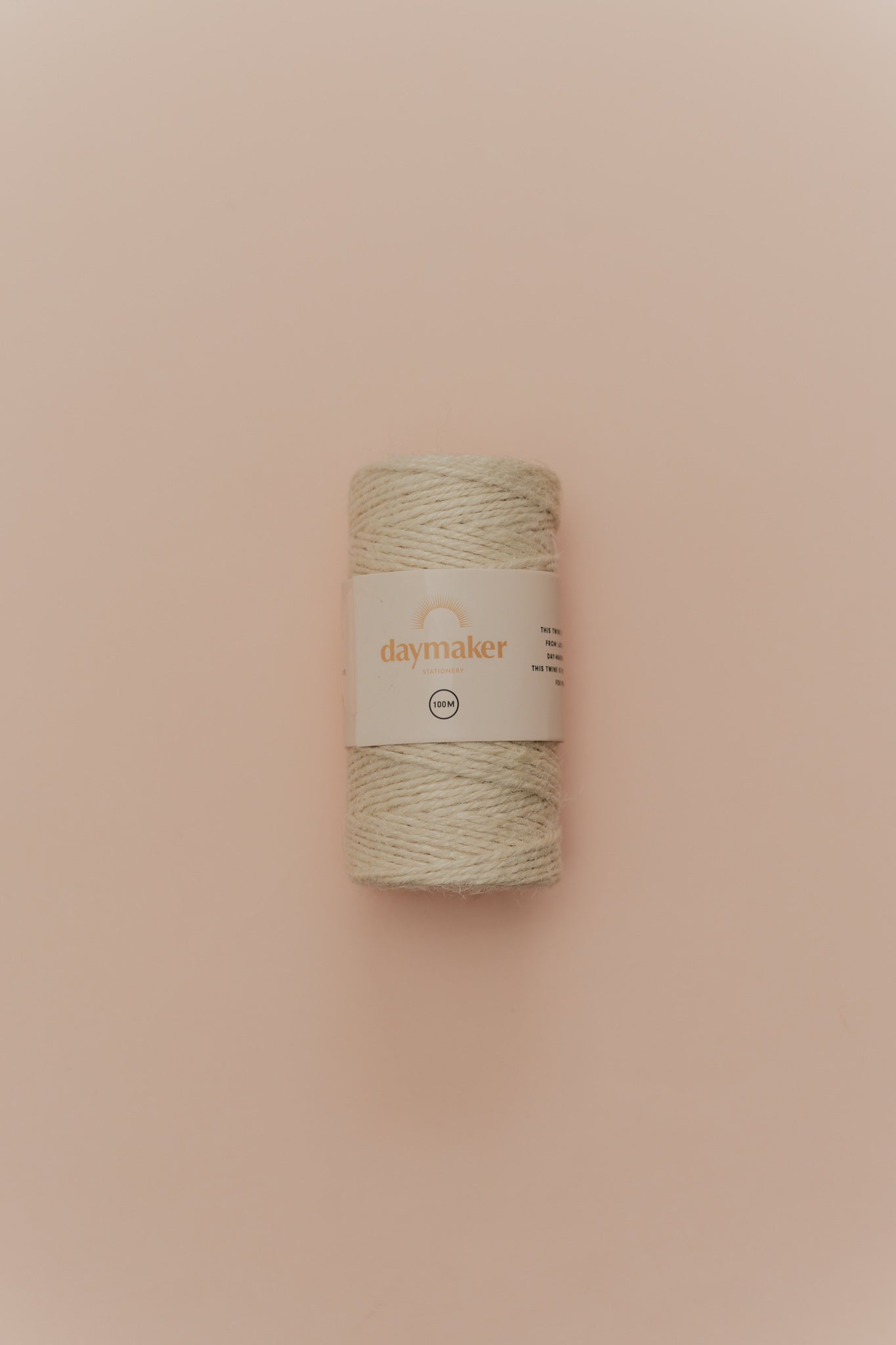 'White' Biodegradable Jute Twine (100m)