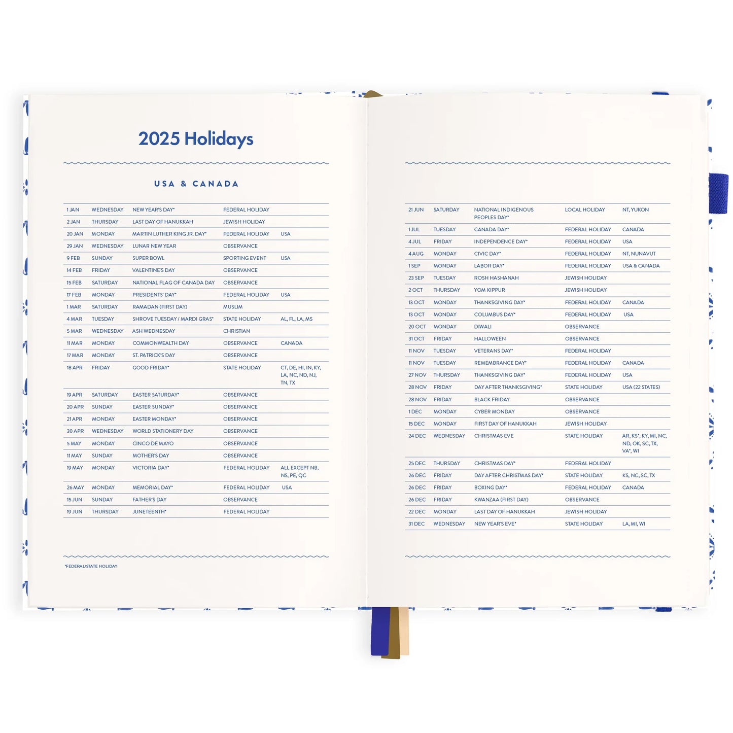 Daymaker x Fox & Fallow 2025 Weekly List Planner