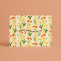 'Happy Birthday' Flower Garden Card