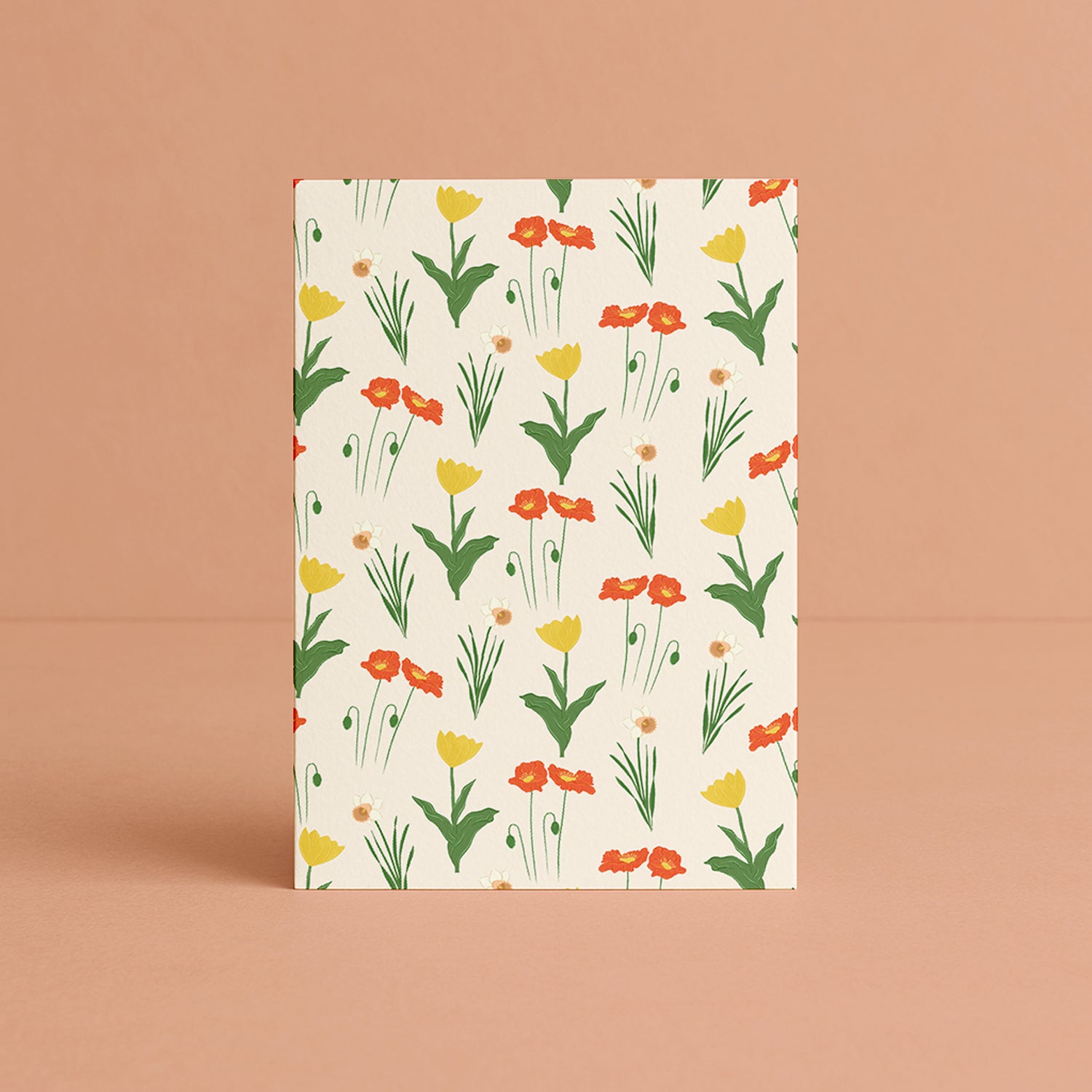 ‘Jardin’ Flower Garden Notecard