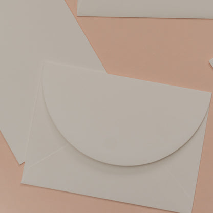 Premium 'Cotton White' Arch Envelopes (C6)