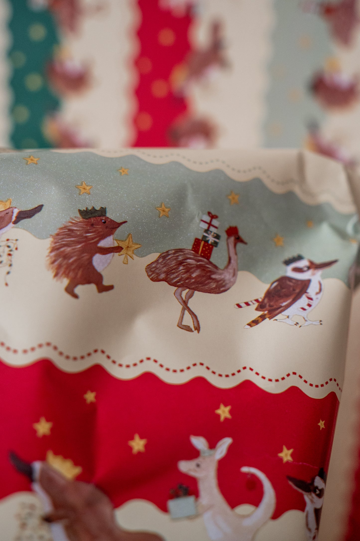 'Aussie Bush Christmas Party' Wrapping Paper Roll