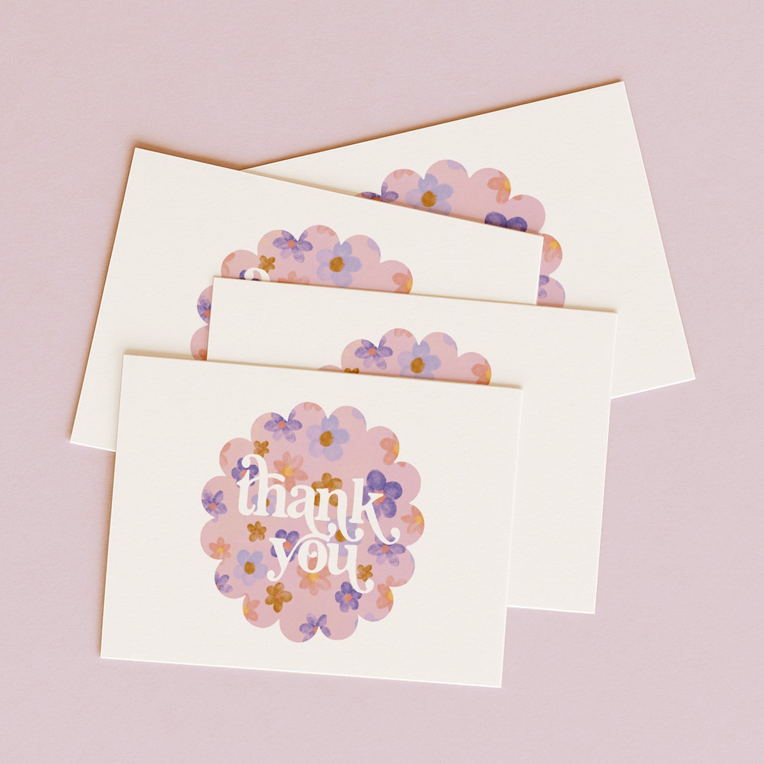 Thank You 'Blossoms' Boxed Card Set (6pk)