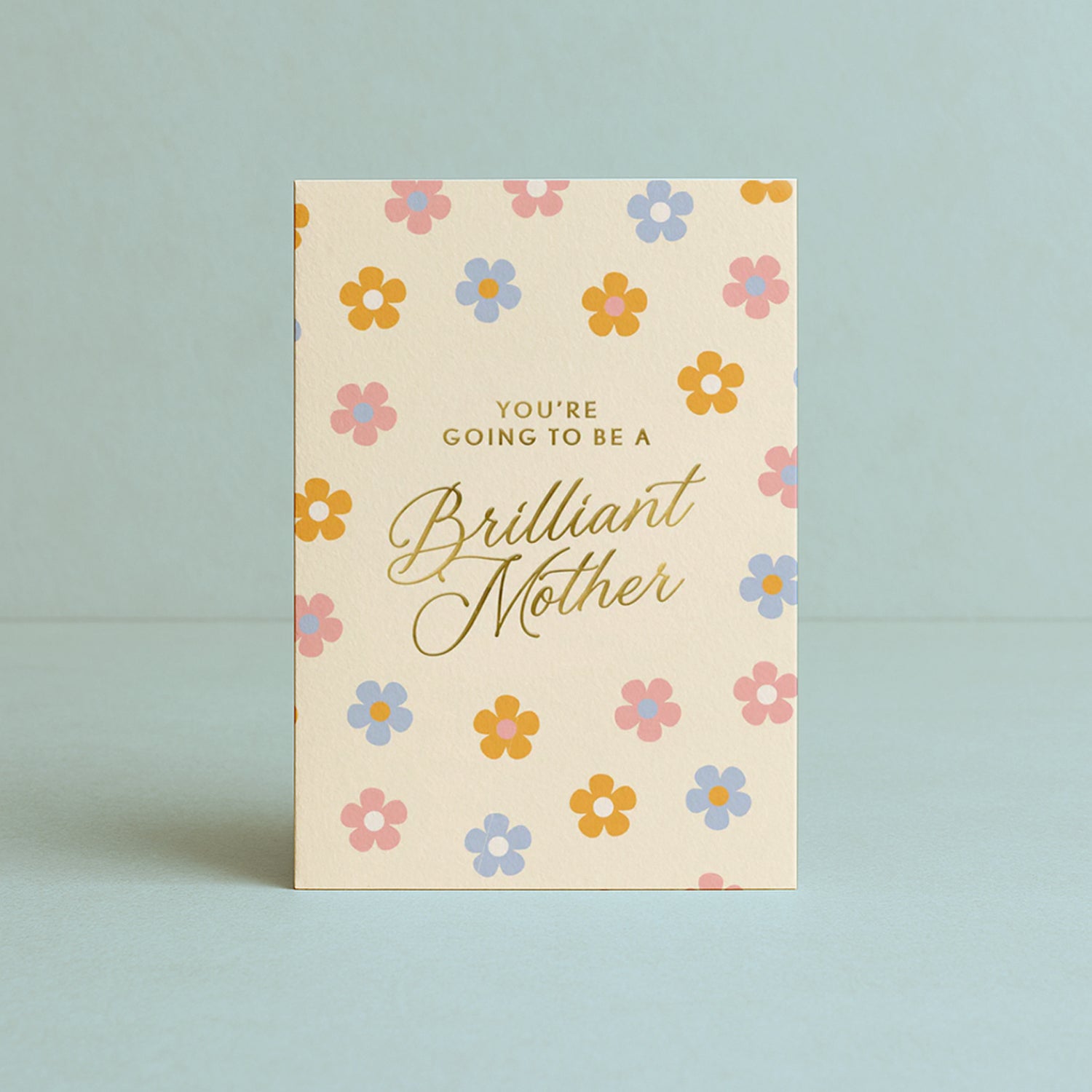 'Brilliant Mother' Baby Shower Greeting Card