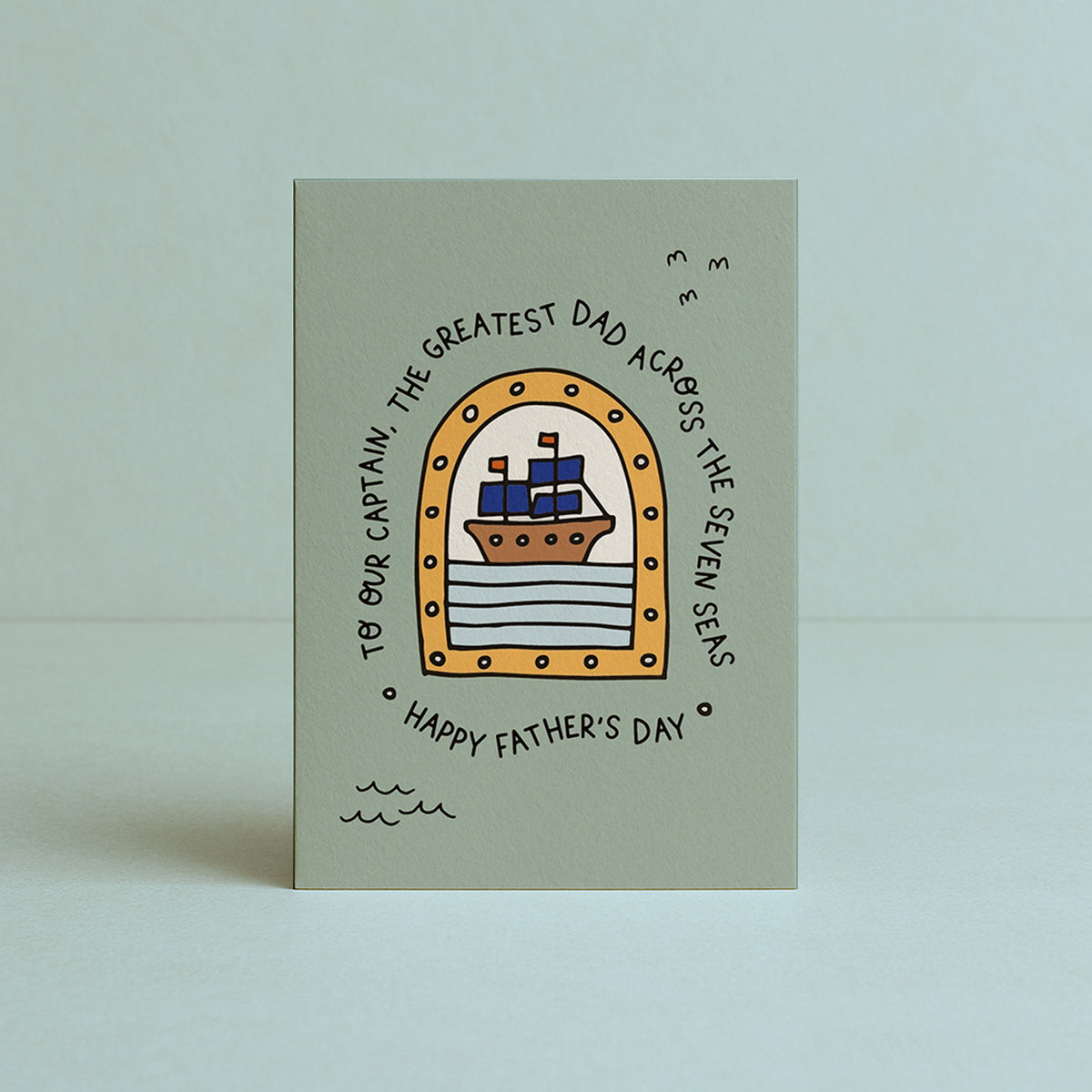 Captain Design Card 'Our Captain' Greeting Card – Daymaker Stationery