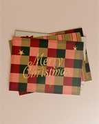 'Merry Christmas' Boxed Card Set (6pk) with Gold Foil