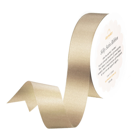 'Champagne Gold' Satin Shimmer Ribbon