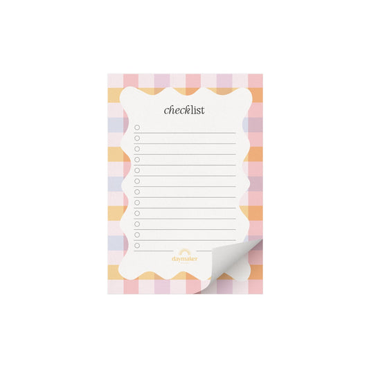 'Checklist' Mini Magnetic Notepad