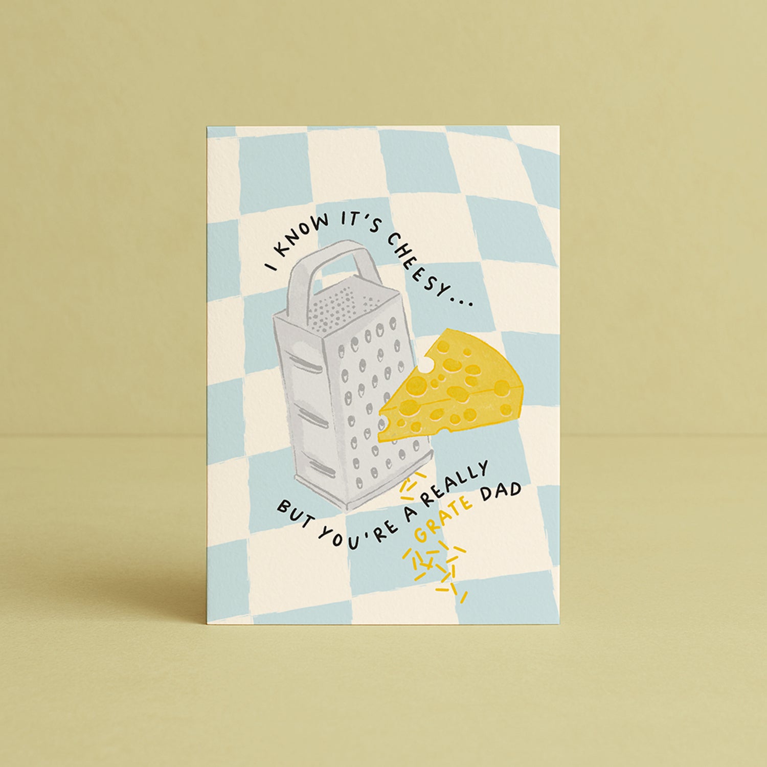 'Grate Dad' Cheesy Father's Day Card