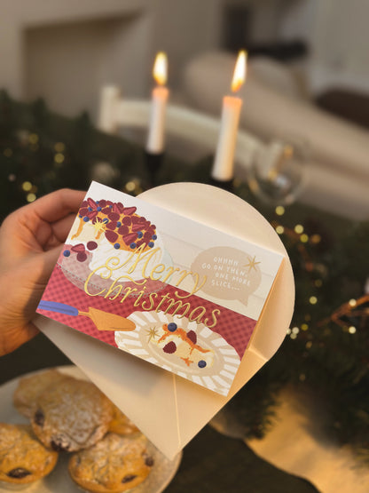 'Merry Christmas' Boxed Card Set (6pk) with Gold Foil