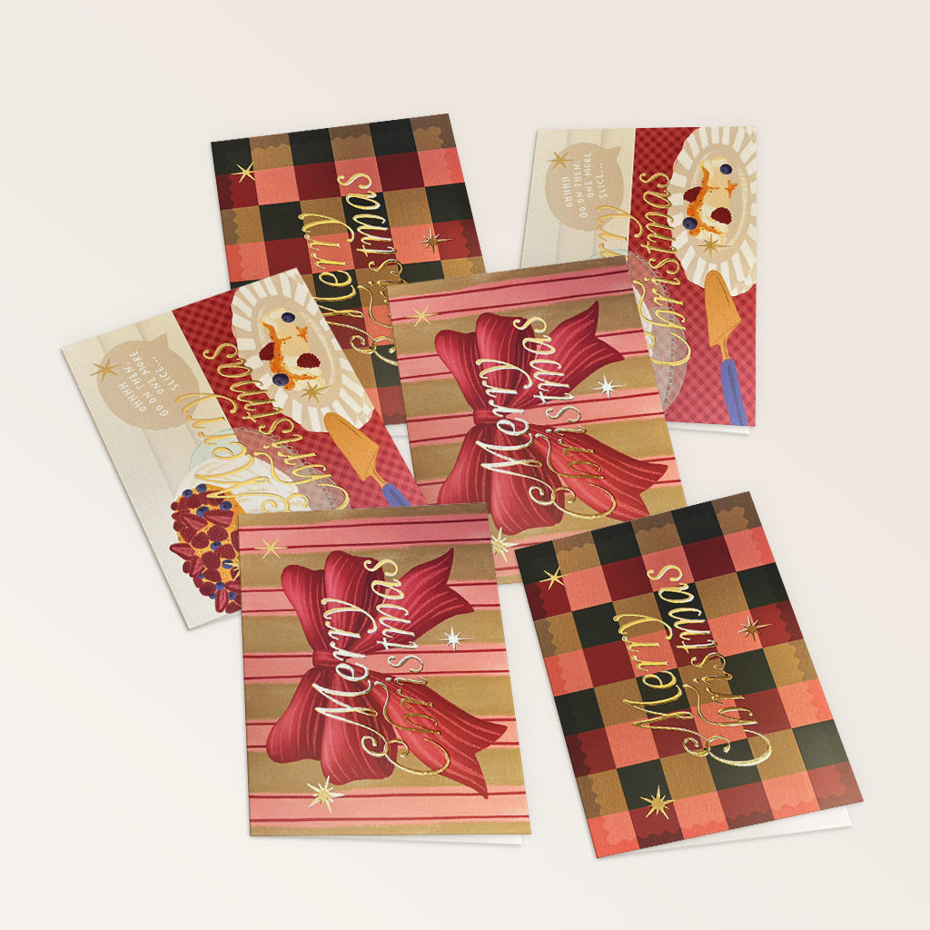 Boxed Set of 6 Christmas Cards with Envelopes