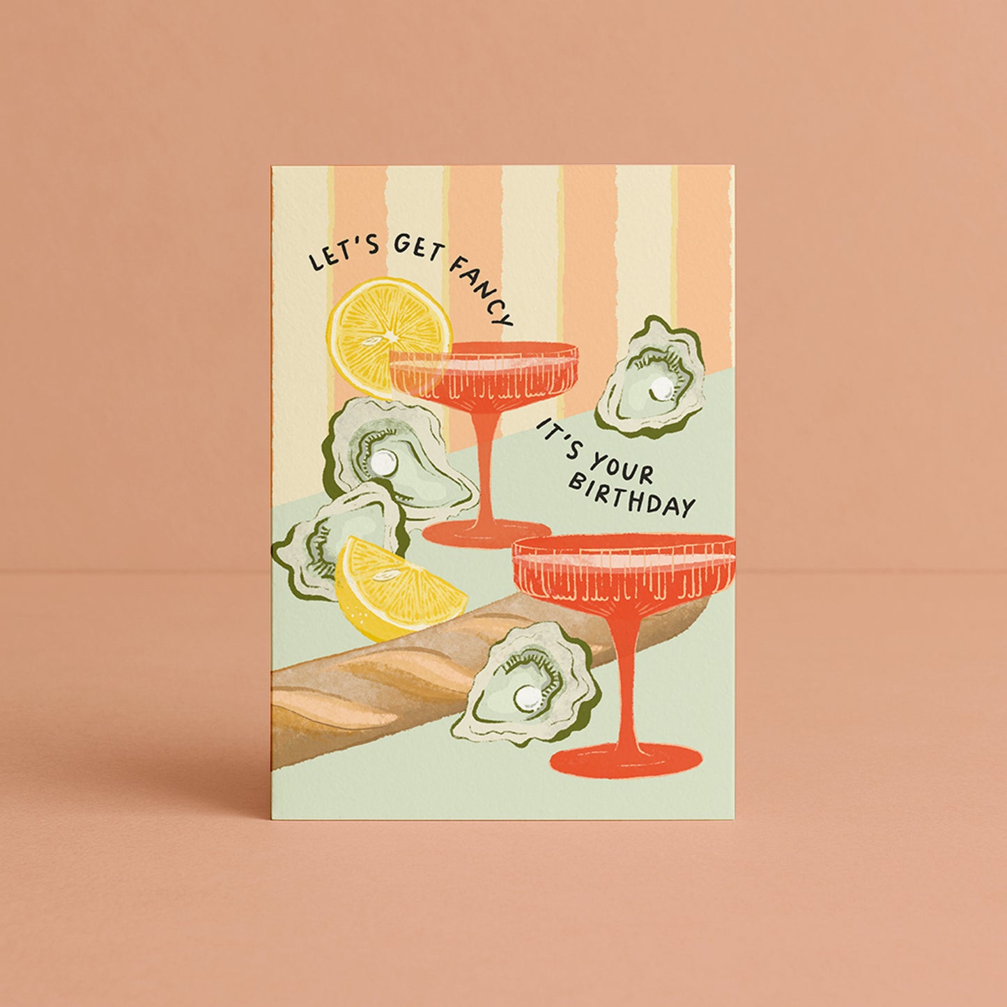 'Let's Get Fancy' Birthday Card