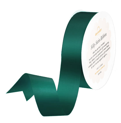 'Emerald Green' Silky Satin Ribbon