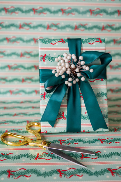 'Christmas Garland' Wrapping Paper Roll