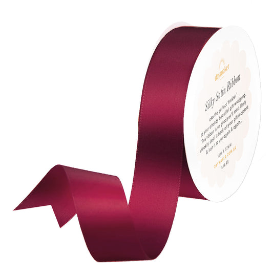 'Garnet' Silky Satin Ribbon (15m)