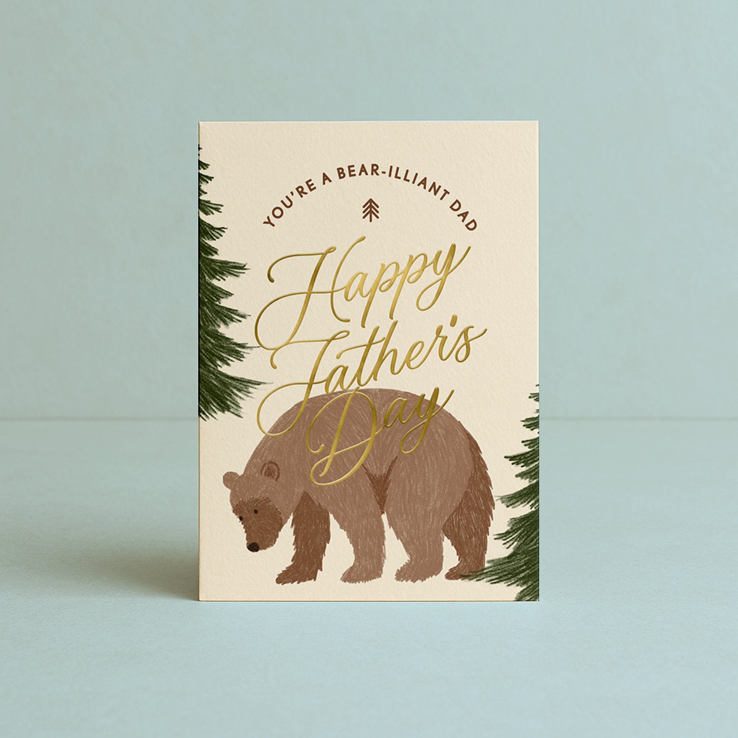 'Happy Father's Day' Bear Greeting Card
