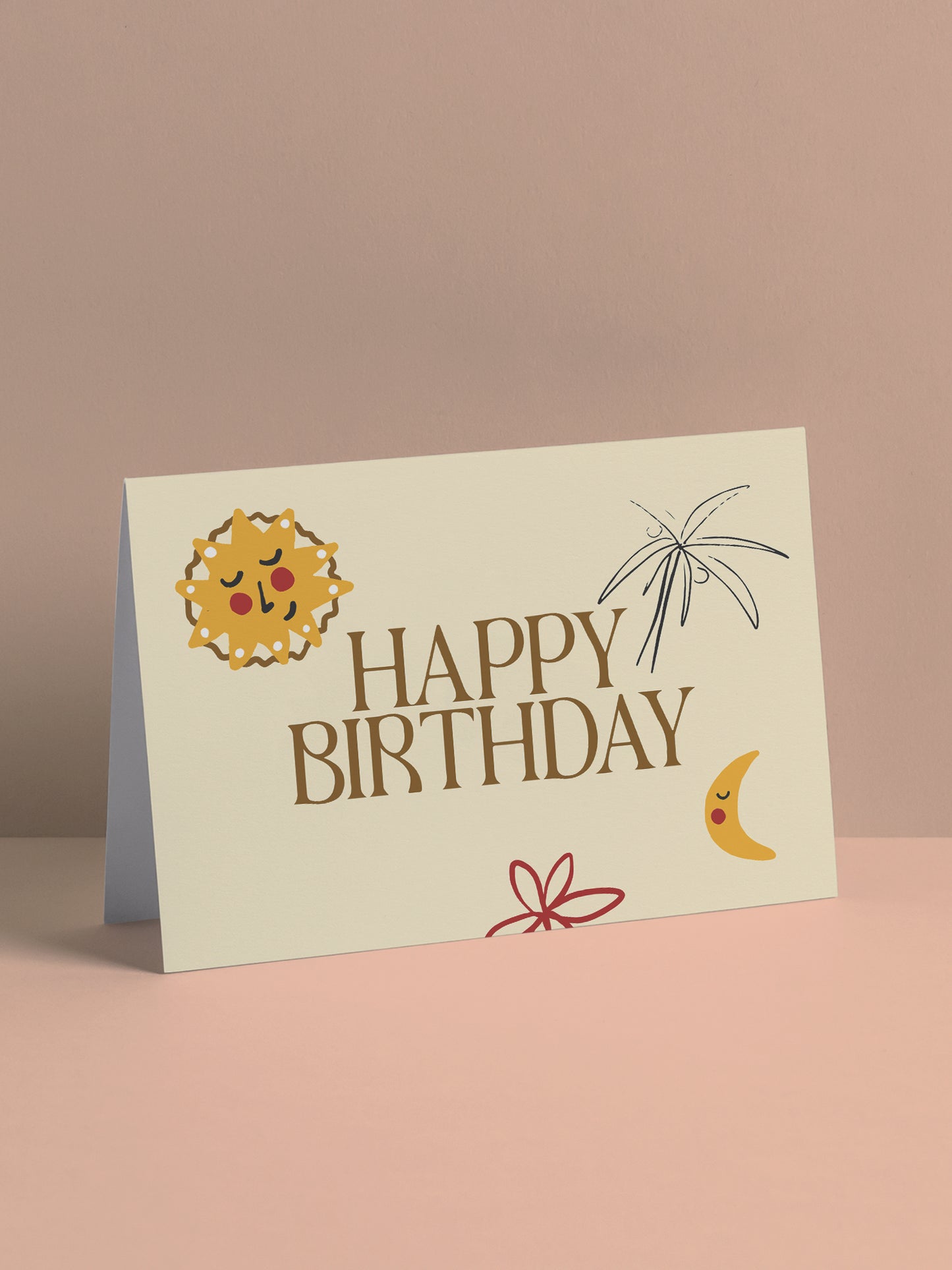 'Happy Birthday' Luma Greeting Card