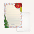 'Kitchen Garden' Lined Letter Writing Stationery Set