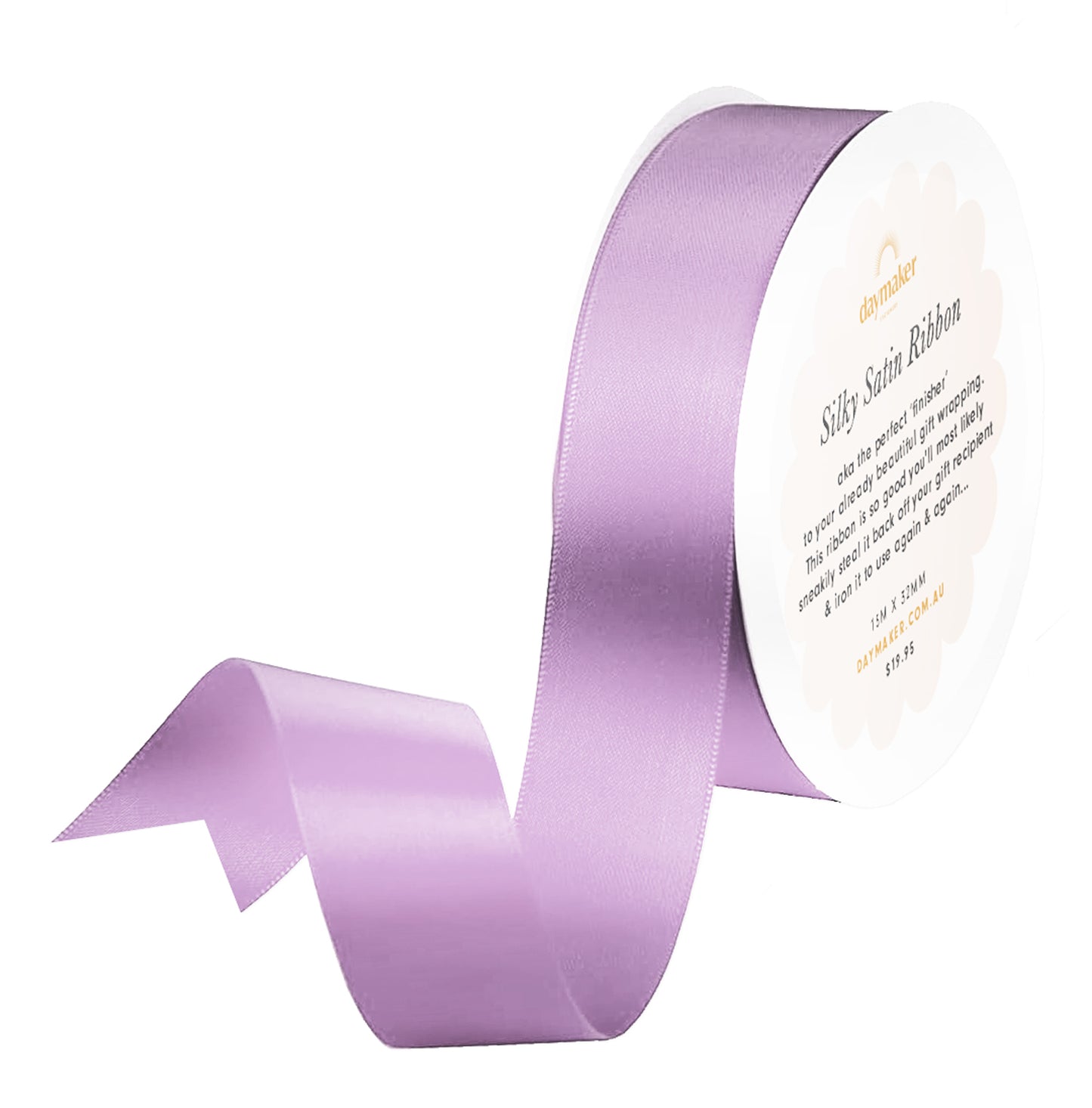 'Lavender' Silky Satin Ribbon (15m)