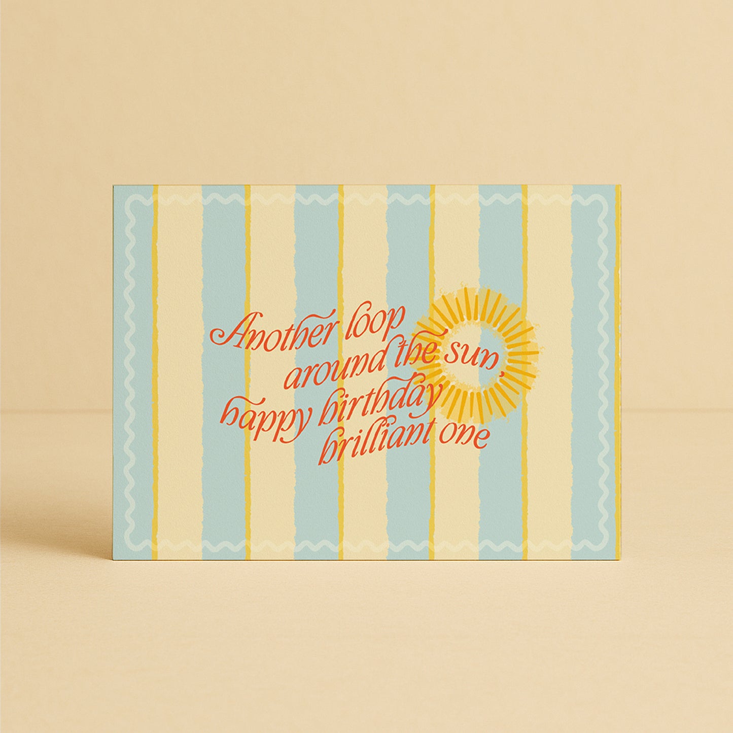 'Loop Around the Sun' Birthday Card