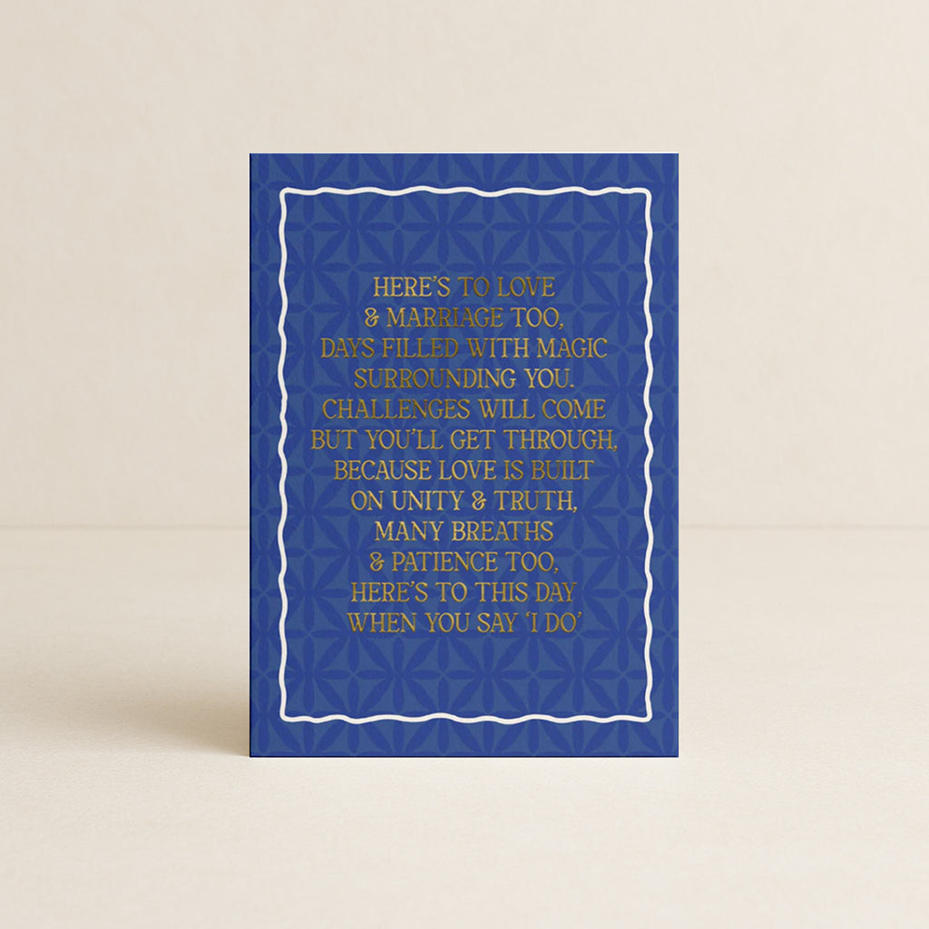 'Here's to Love' Greeting Card
