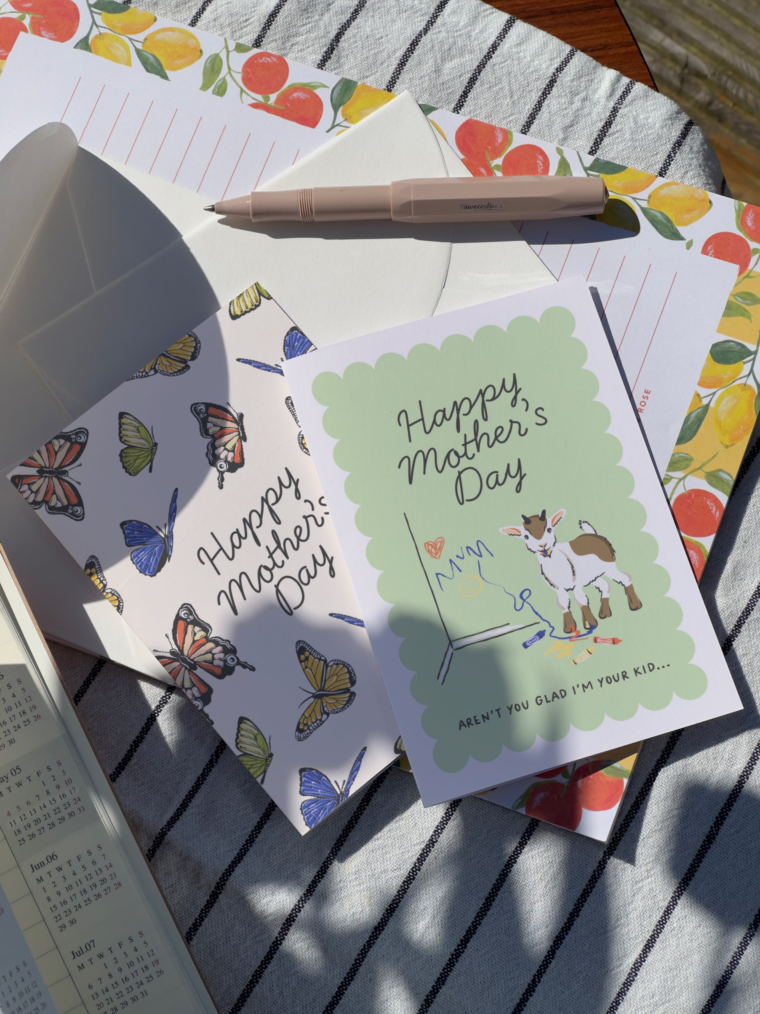 'Bet You're Glad I'm Your Kid' Cheeky Goat Card