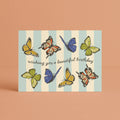 'Wishing You a Beautiful Birthday' Butterflies Card