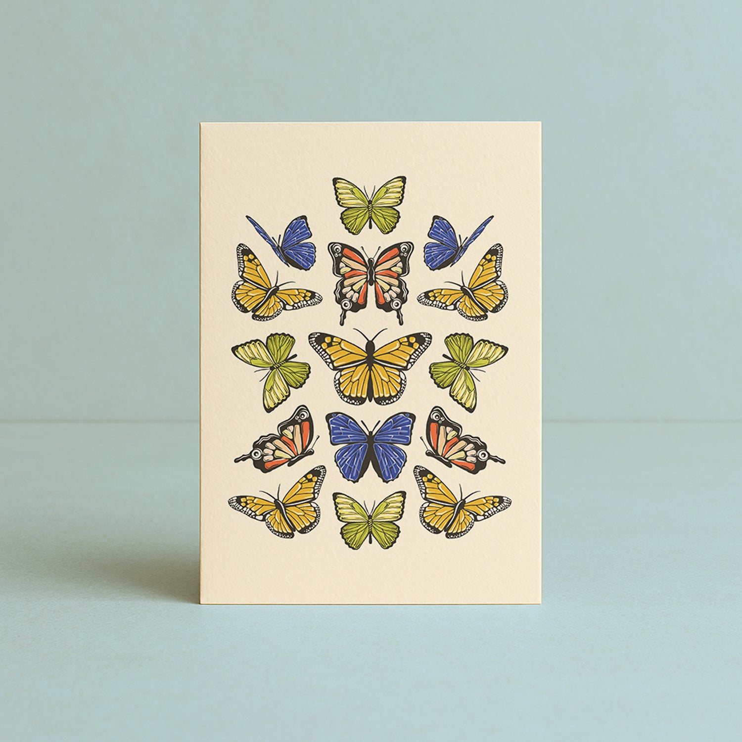 'Butterflies' Notecard