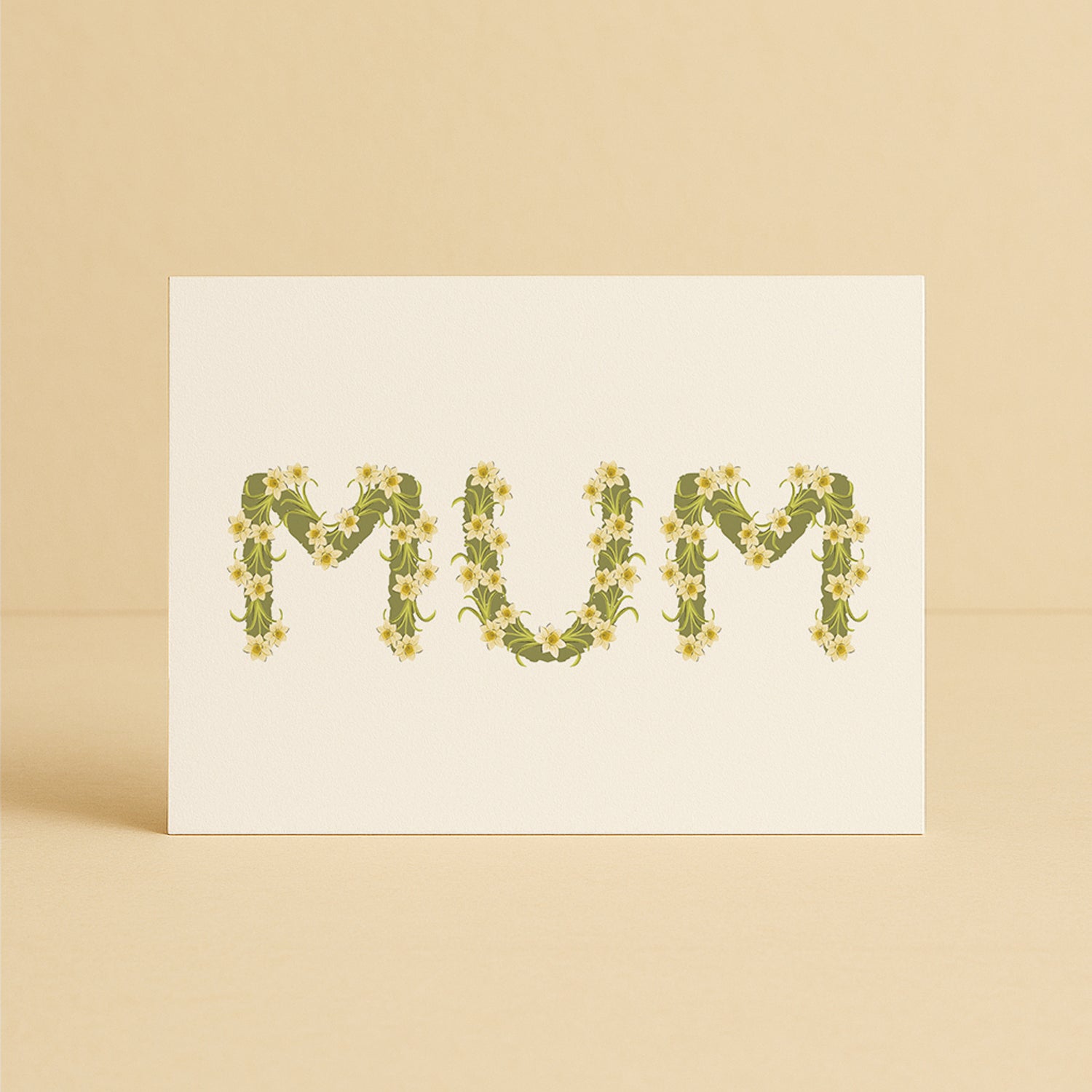 'Mum' Daffodils Card